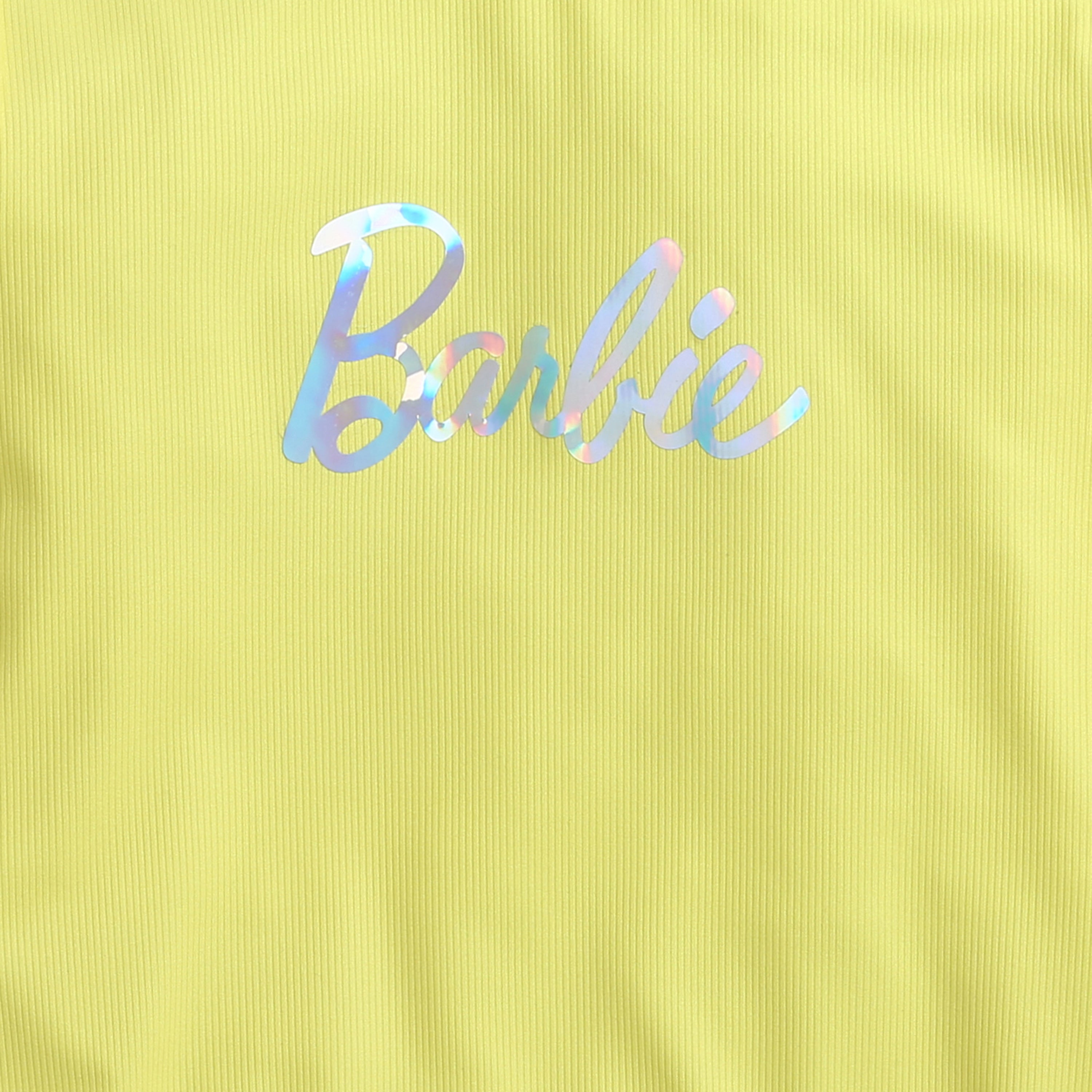 Yellow Barbie Turtleneck Sweatshirt – Bright Winter Comfort