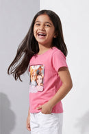 Barbie Pink Character Print T-Shirt  BATP2086