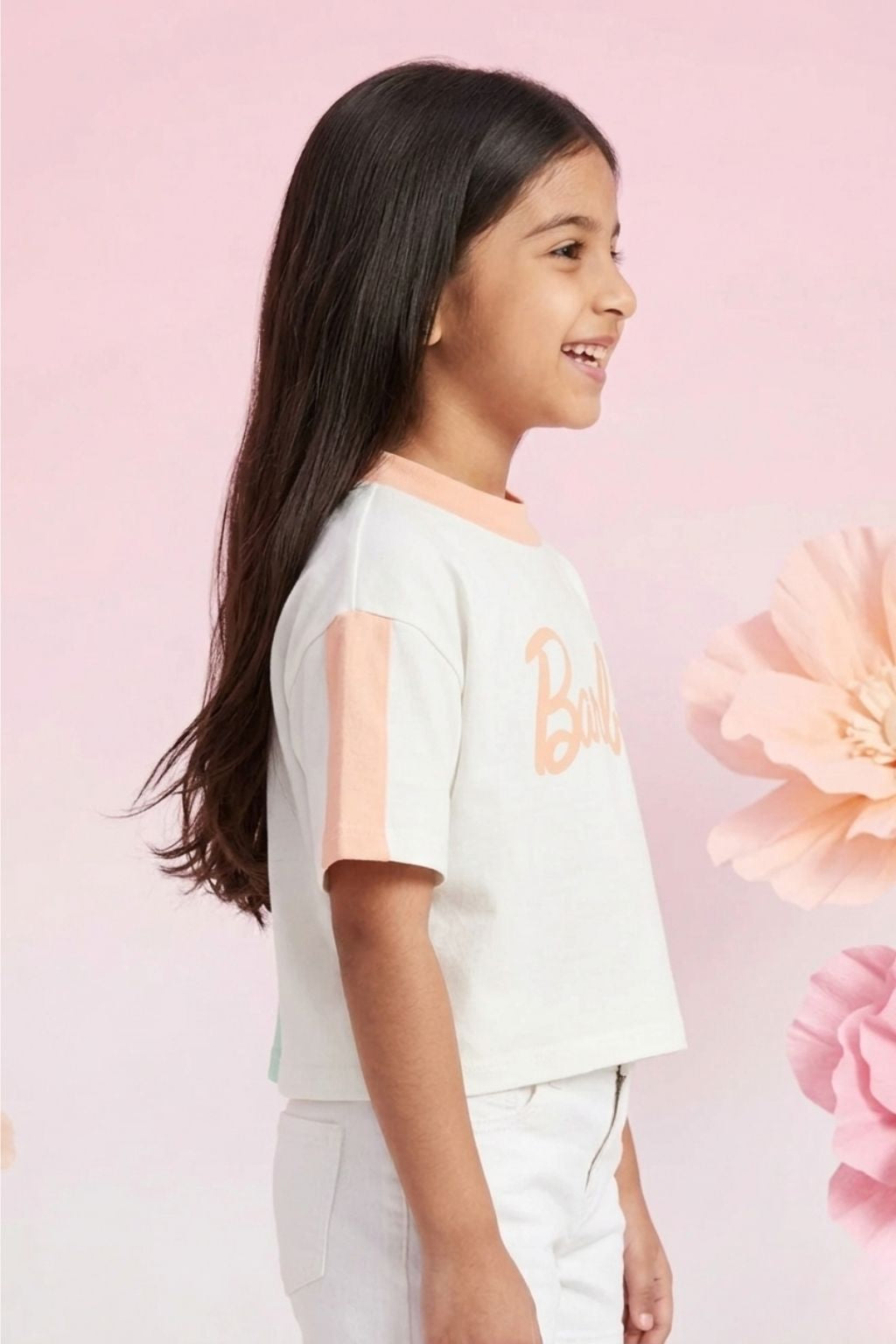 Barbie Cool White Crop Top BATP2090