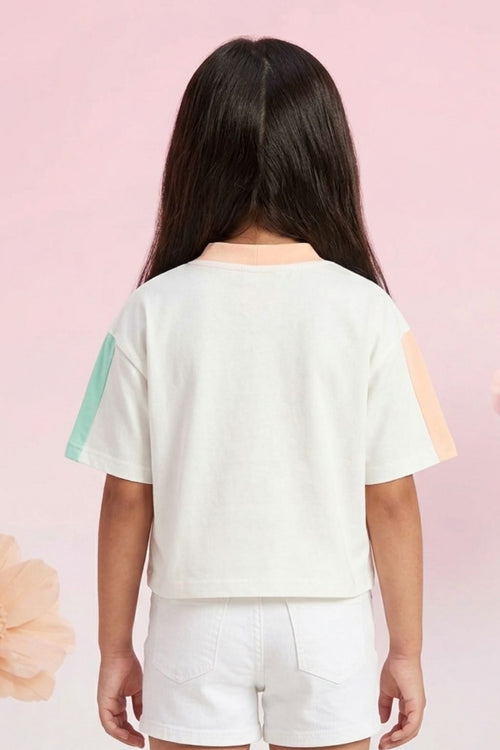 Barbie Cool White Crop Top BATP2090