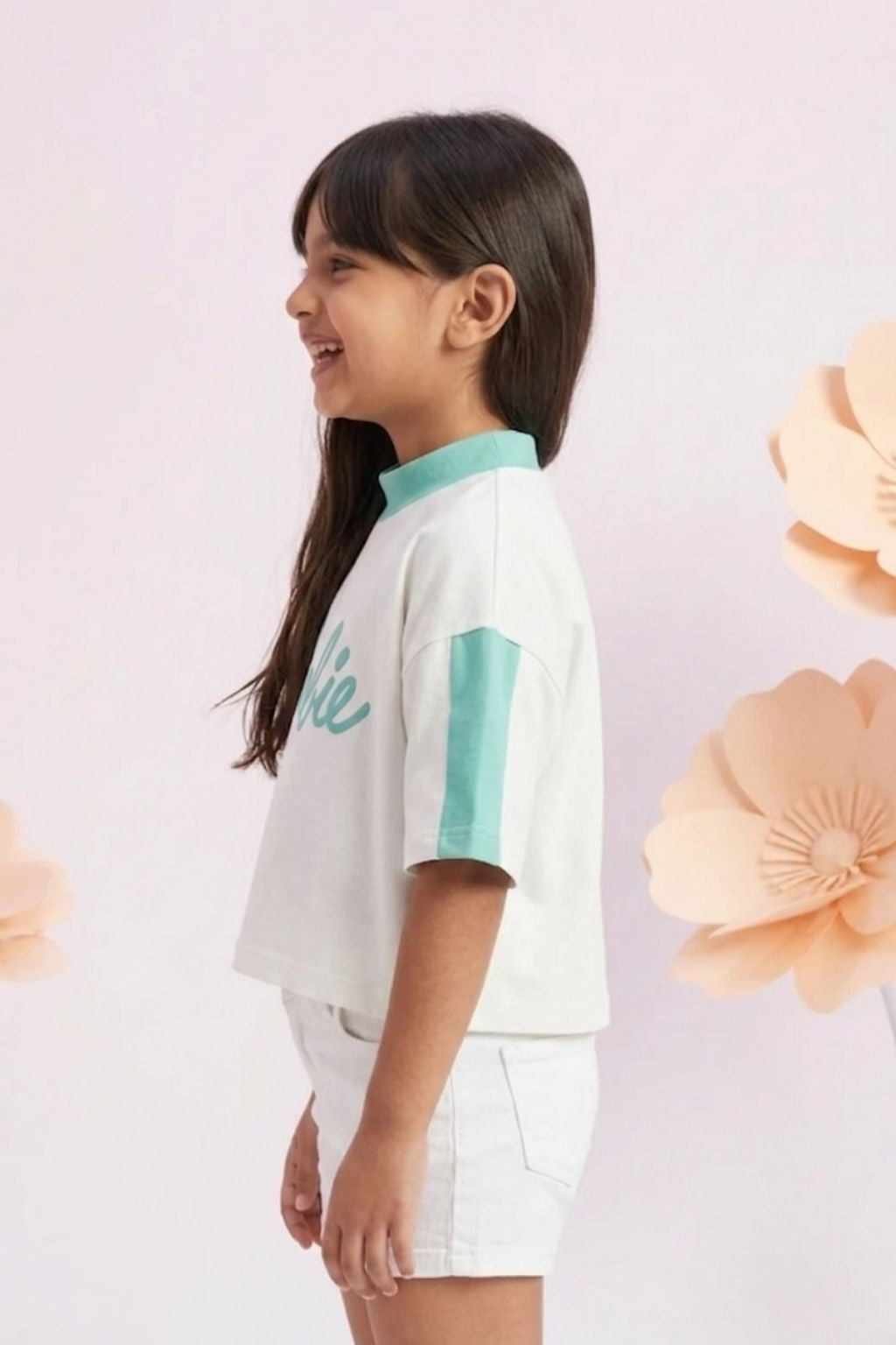 Barbie White Logo Tee BATP2090