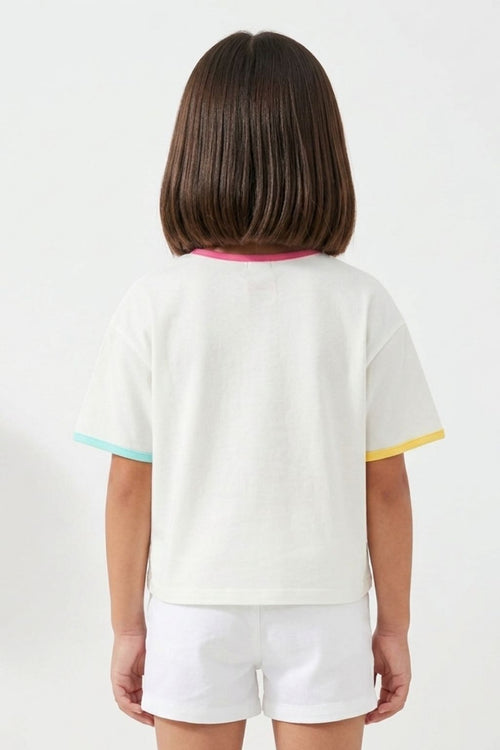 Barbie White Quote T-Shirt BATP2091