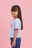 Barbie Soft Powder Blue Logo T-Shirt BATP2092