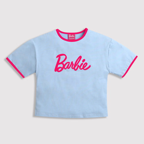 Barbie Soft Powder Blue Logo T-Shirt BATP2092