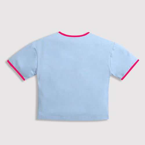 Barbie Soft Powder Blue Logo T-Shirt BATP2092