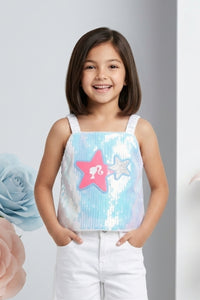 Barbie Shimmered & Sequins Embellished Top BATP2094