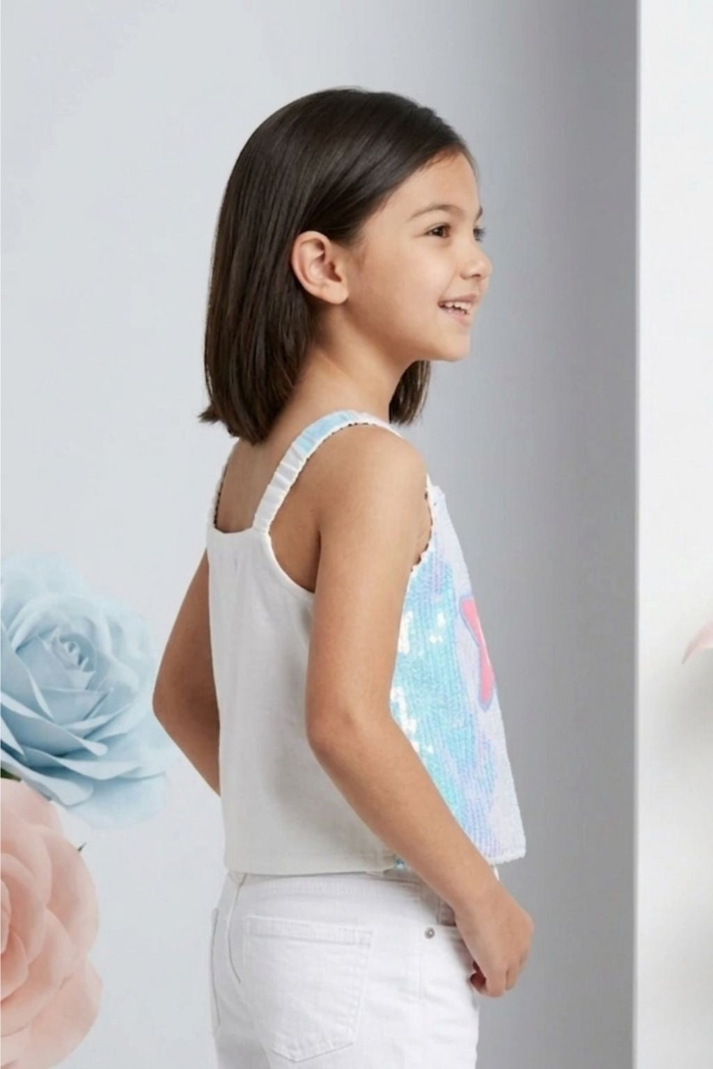 Barbie Shimmered & Sequins Embellished Top BATP2094