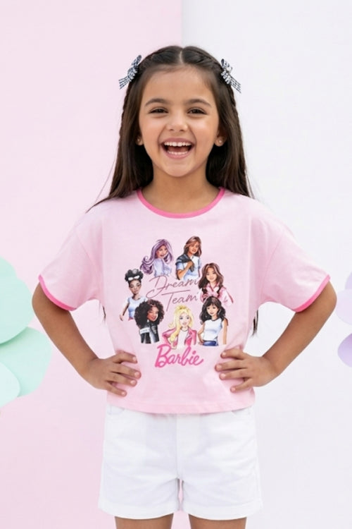 Barbie Pink Friends Graphic T-Shirt BATP2100