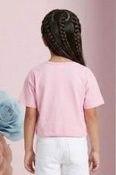 Barbie Light Pink Drawstring Logo T-Shirt BATP2101