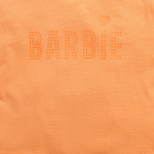Barbie Peach Drawstring Logo Tee BATP2102