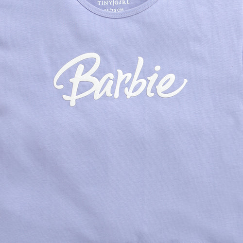 Barbie Cool Lavender Drawstring Logo Tee BATP2103