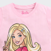 Pink Barbie Graphic T-Shirt – Iconic Character Print