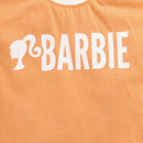 Peach Barbie Logo Boxy Tee – Casual Summer Must-Have