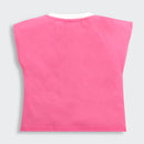Hot Pink Barbie Logo Boxy Tee – Sporty Chic Look