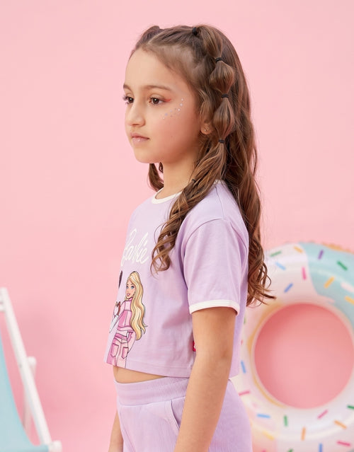 Barbie Lilac Friends Crop Tee BATP2107