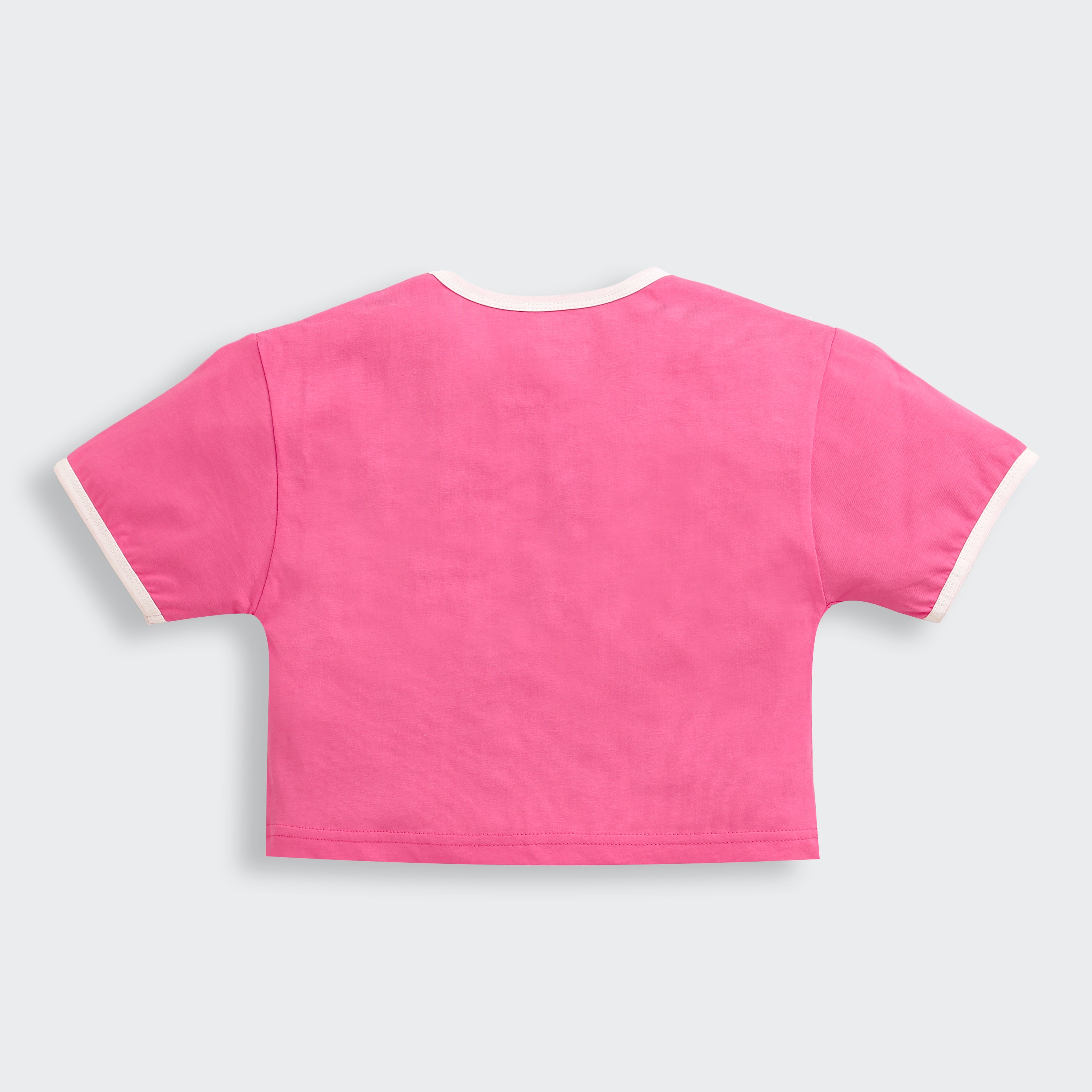 Pink Barbie Friends Crop Tee – Stylish Everyday Top