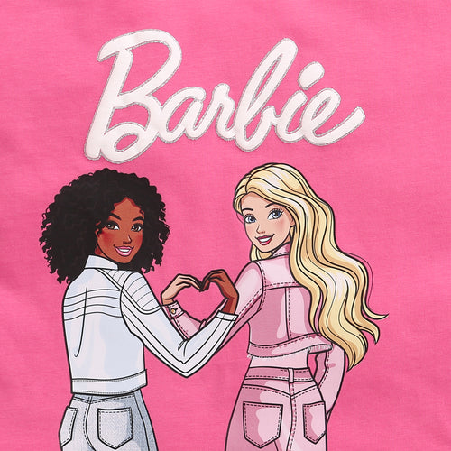 Barbie Pink Friends Crop Tee BATP2107
