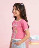 Barbie Pink Friends Crop Tee BATP2107
