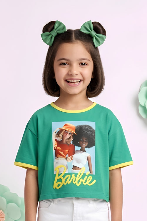Barbie Green Friends Graphic Tee BATP2111