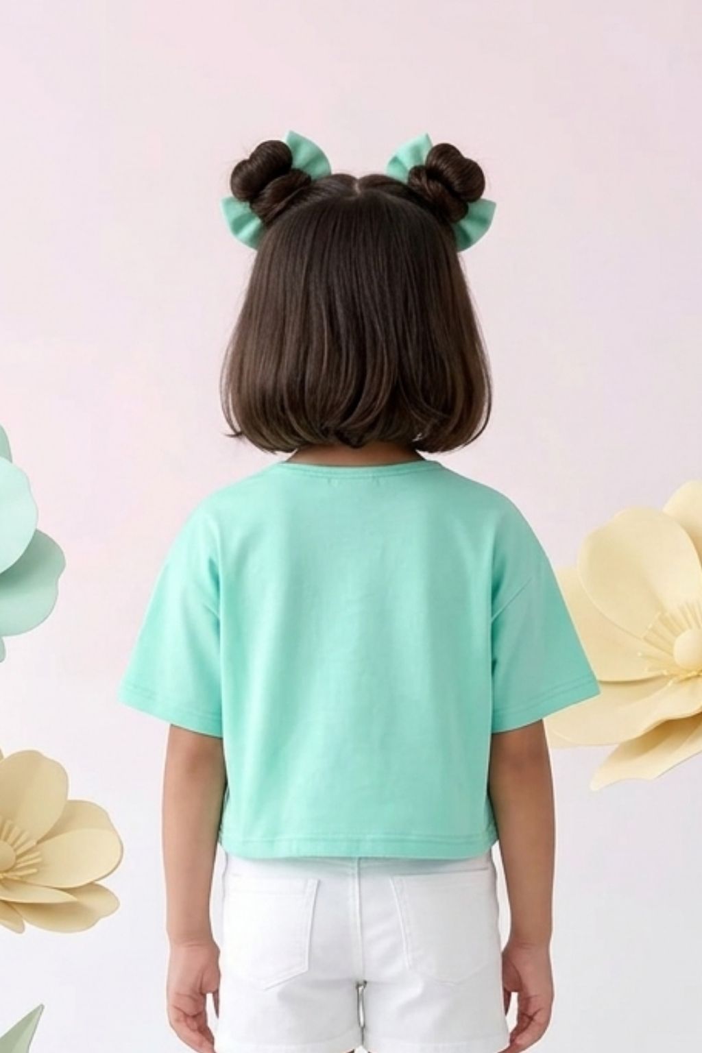 Barbie Mint Drawstring Logo Tee BATP2113