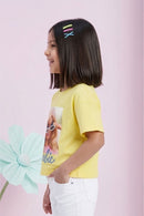 Barbie Vibrant Yellow Graphic Tee BATP2114