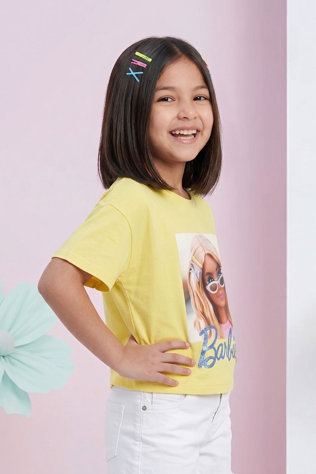 Barbie Vibrant Yellow Graphic Tee BATP2114