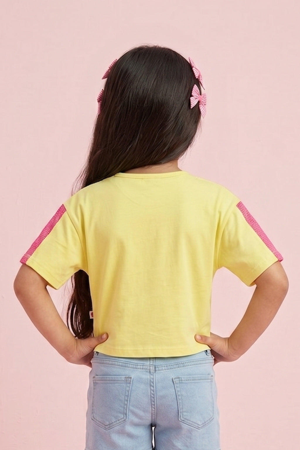 Barbie Lemon Yellow Crop Top BATP2118