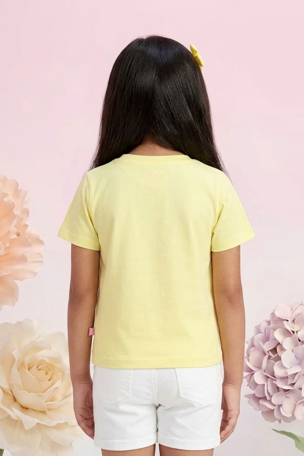 Barbie Soft Yellow Logo Tee BATP2124