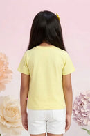 Barbie Soft Yellow Logo Tee BATP2124