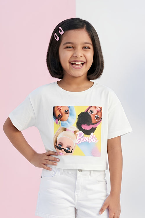 Barbie White Friends Photo Tee BATP2128