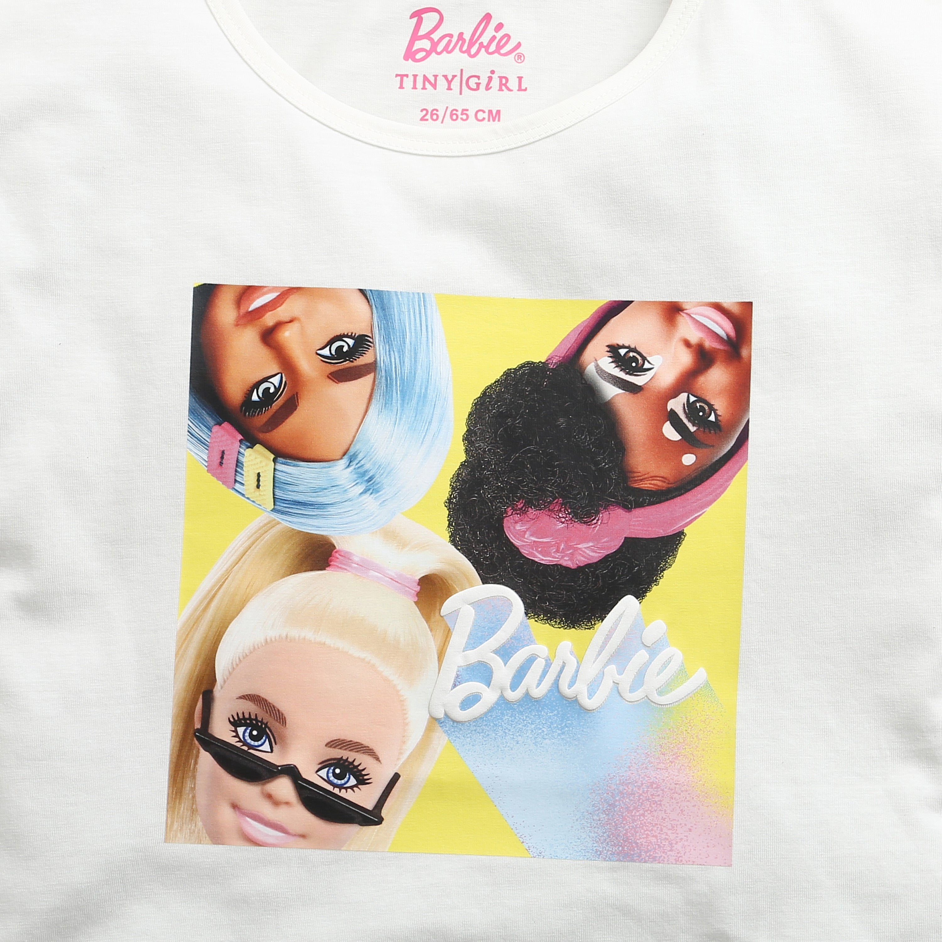White Barbie Friends Photo Tee – Cute Everyday Fashion