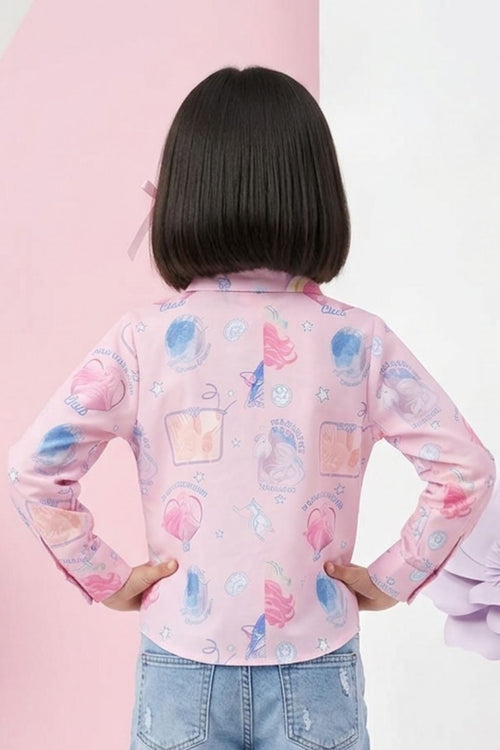 Barbie Pink Print Shirt BATP2140