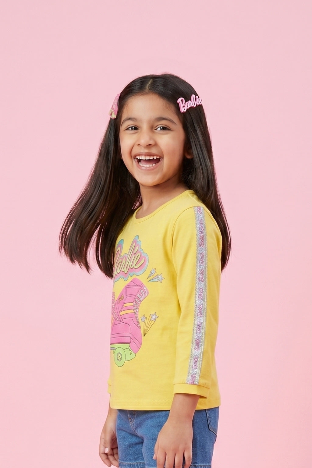Barbie Yellow Graphic T-Shirt BATP2166