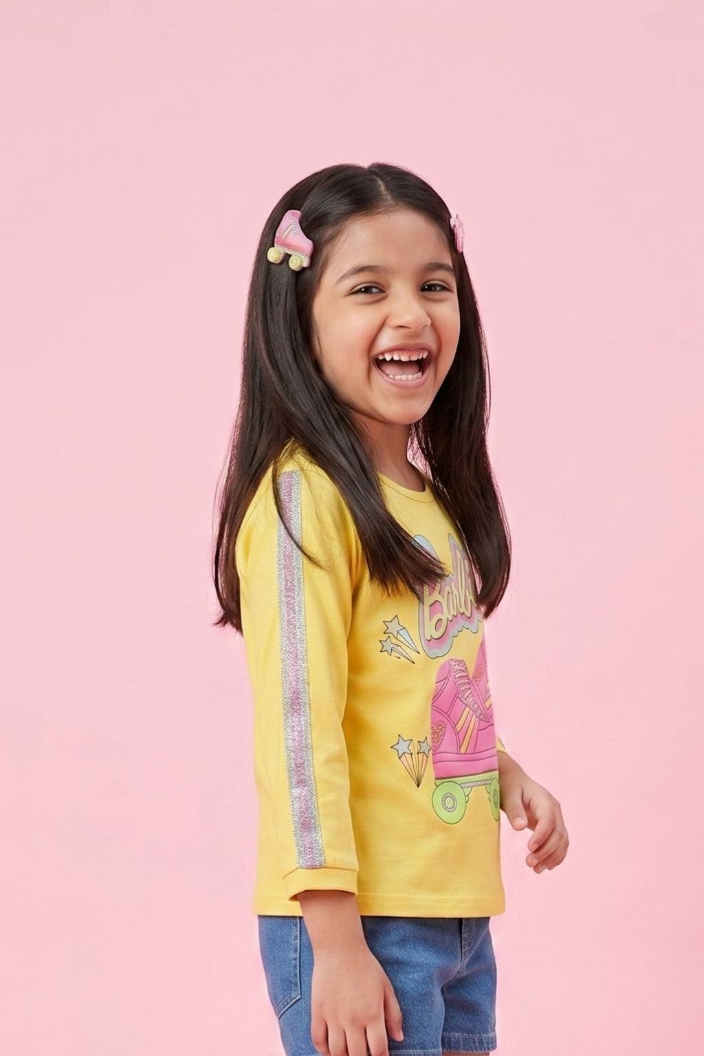 Barbie Yellow Graphic T-Shirt BATP2166