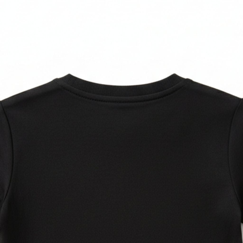 Barbie Black Graphic Crop Top BATP2178