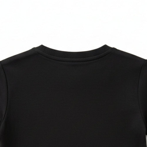 Barbie Black Graphic Crop Top BATP2178