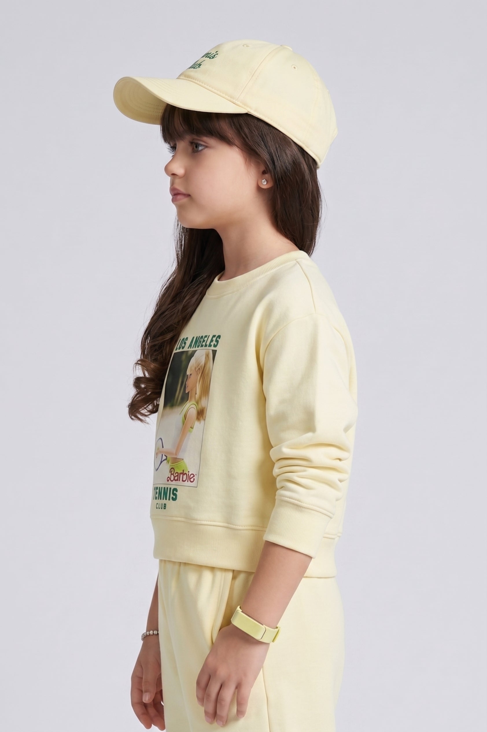 Barbie Off-White Tennis Club Graphic Sweatshirt BATP2295