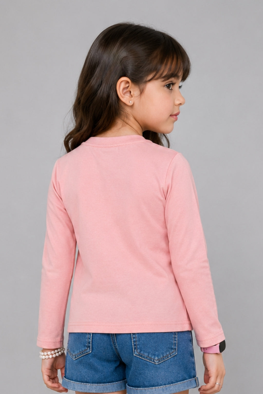 Pink Barbie Graphic Full Sleeves T-Shirt BATP2295