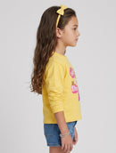 Barbie Yellow “Yay All Day” Graphic Sweatshirt BATP2298