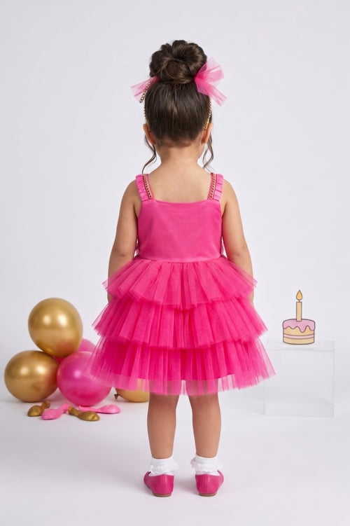 Barbie Girl Layered Tulle Dress BAF285
