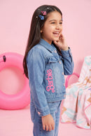 Barbie Light Blue Denim Jacket with Embroidery BAIJ0002