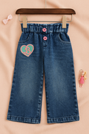 Barbie Dark Blue Heart Pop Denim Jeans BAIP0002