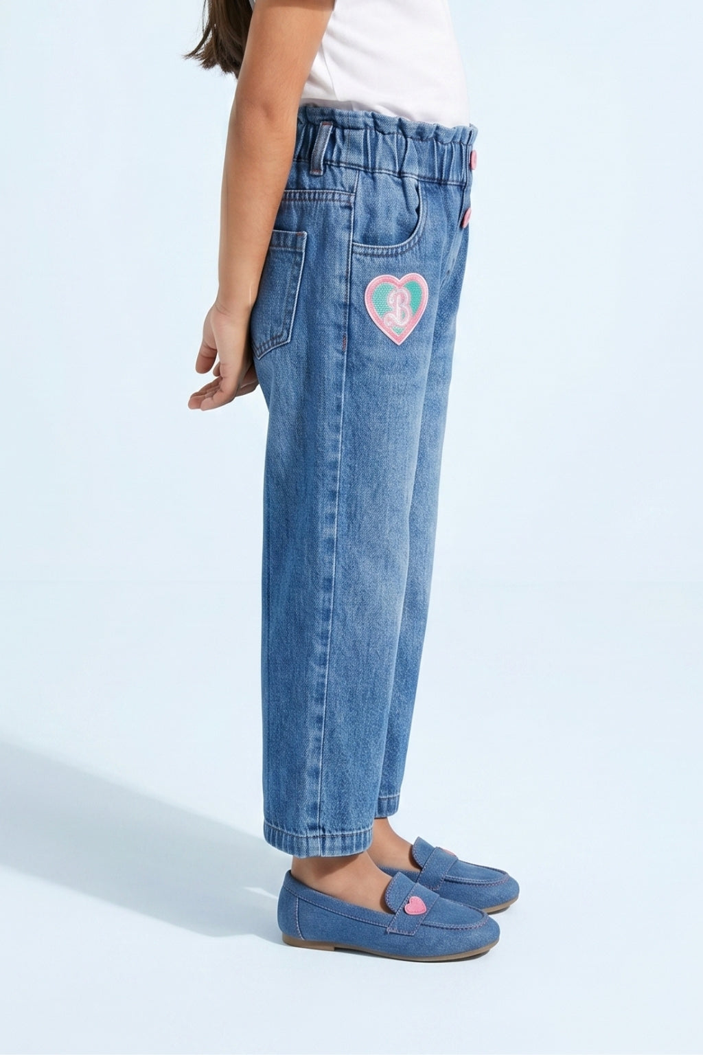 Barbie Dark Blue Heart Pop Denim Jeans BAIP0002
