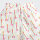 Barbie White Printed Co-Ord Set BAISET0003