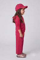 Barbie Hot Pink Hoodie & Wide-Leg Pants Co-ord Set BAISET0035