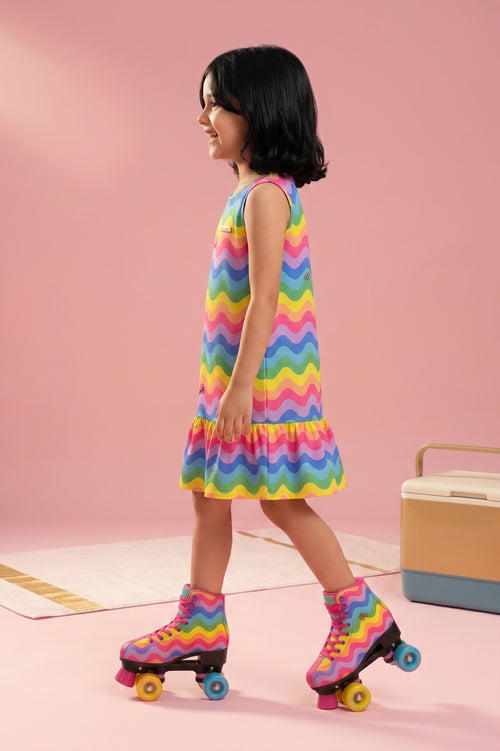 Barbie Round Neck Sleeveless Midi BAM1104