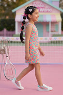 Barbie Round Neck Sleeveless Fitted Midi BAM1105