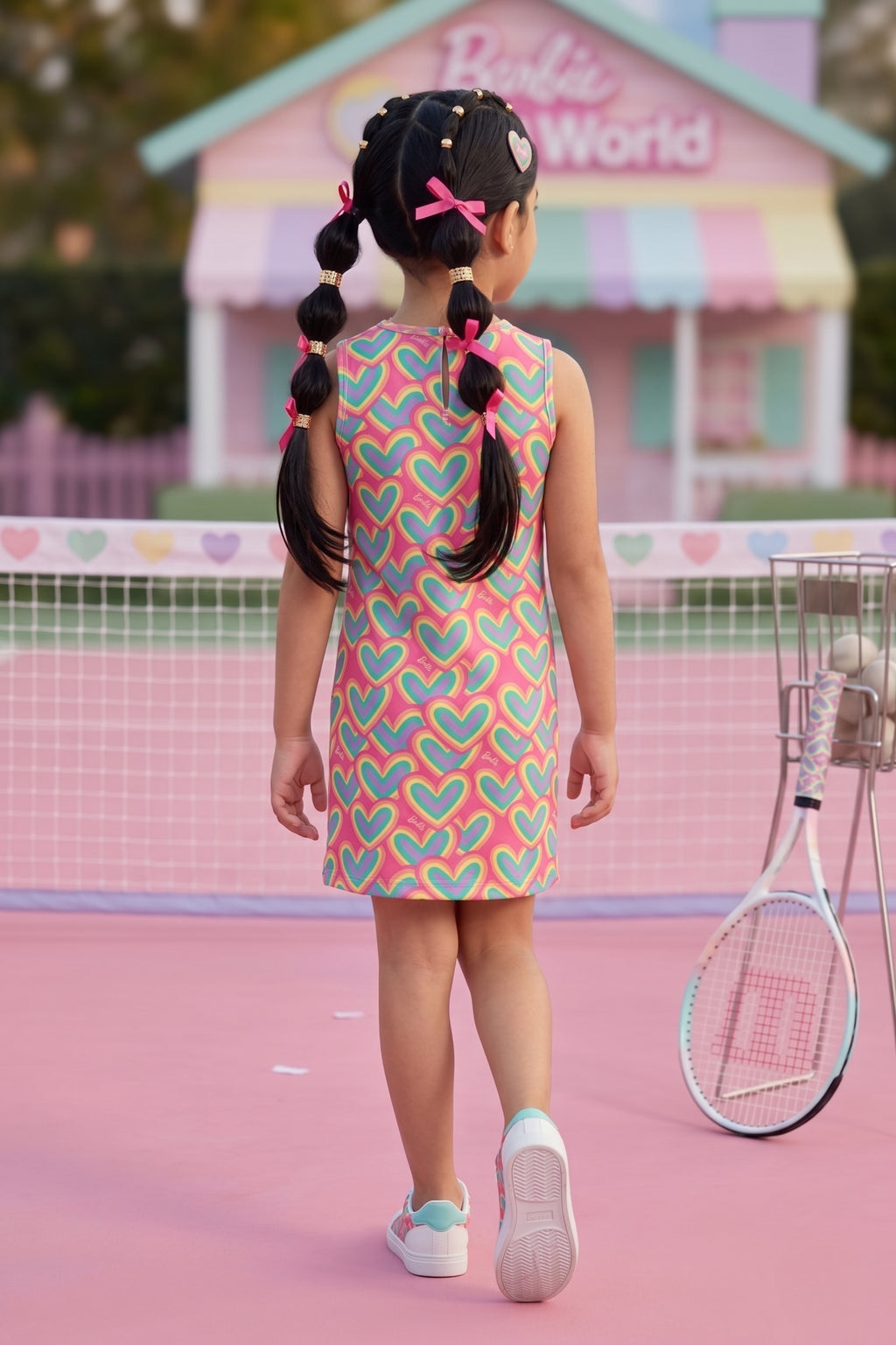 Barbie Round Neck Sleeveless Fitted Midi BAM1105