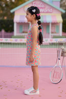 Barbie Round Neck Sleeveless Fitted Midi BAM1105