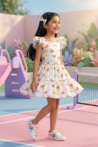 Barbie Strap Midi Frill & Cuff MidI BAM1106